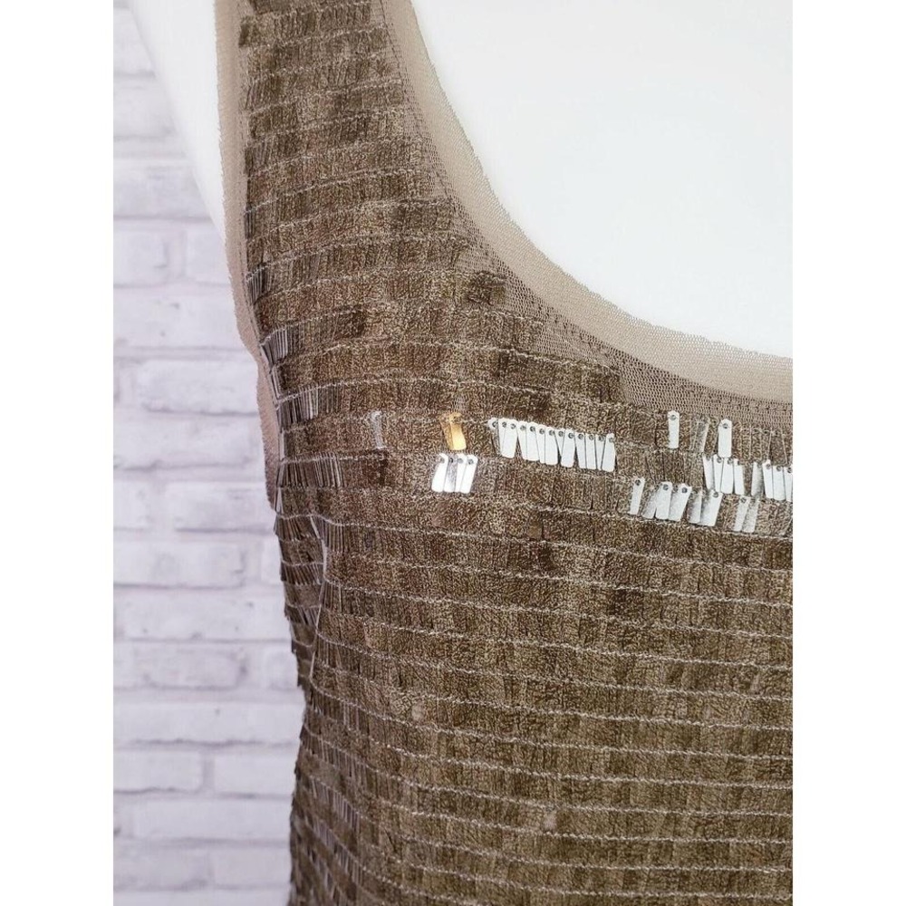 Chelsea and Violet womens sz M camouflage sequin tank cocktail‎ dress bodycon - Picture 6 of 7